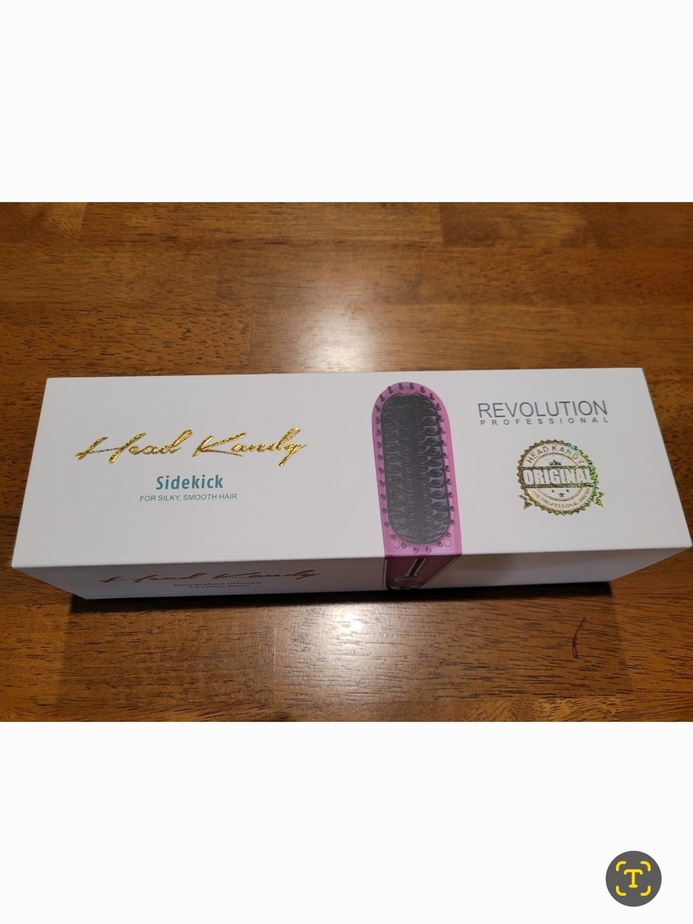 Head Kandy Sidekick Hair Brush - Pink -New